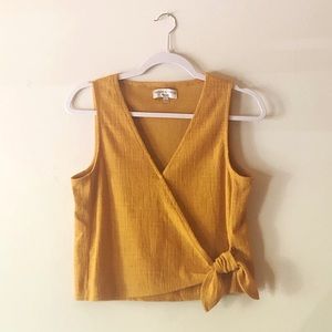 Madewell Texture & Thread Wrap Shirt